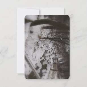 Winter Wonderland Scottish Gedicht Birthday Card