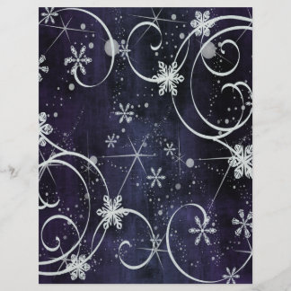 Winter Wonderland Scrapbooking Paper Flyer