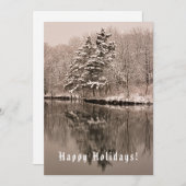 Winter Wonderland - Sepia Weihnachten (Vorne/Hinten)