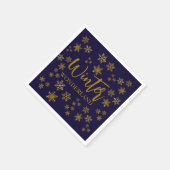 Winter Wonderland Serviette (Ecke)