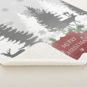 Winter Wonderland Sherpa Blanket - Rot Sherpadecke (3/4)