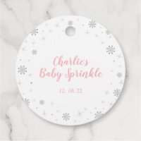 Winter Wonderland Silver & Pink Girl Baby Sprinkle