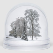 Winter Wonderland Snow Globe Snow Forest Snowglobe Schneekugeln (Vorderseite)