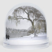 Winter Wonderland Snow Globe Snow Forest Snowglobe Schneekugeln (Vorderseite)