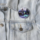 Winter Wonderland Snow Scene 2020 Button (Beispiel)