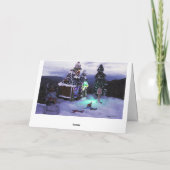 Winter Wonderland Snow Scene 2020 Karte (Rückseite)