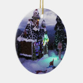 Winter Wonderland Snow Scene 2020 Keramik Ornament (Rechts)