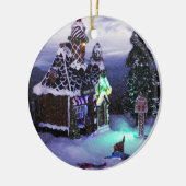 Winter Wonderland Snow Scene 2020 Keramik Ornament (Links)