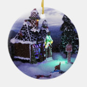 Winter Wonderland Snow Scene 2020 Keramik Ornament (Hinten)