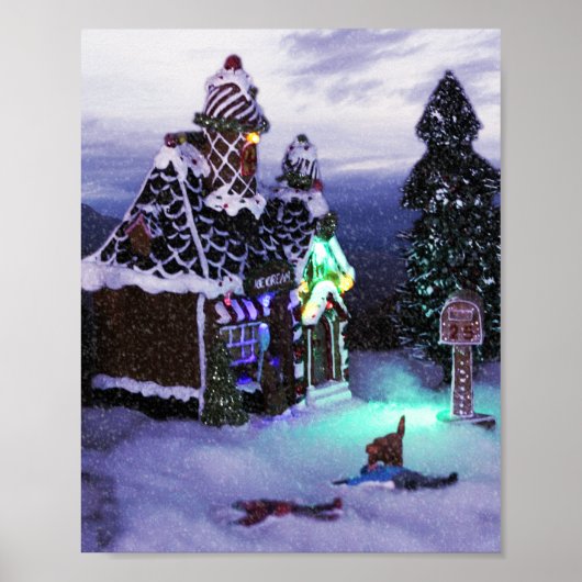 Winter Wonderland Snow Scene 2020 Poster (Vorne)