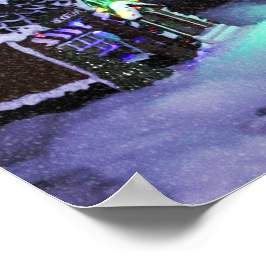 Winter Wonderland Snow Scene 2020 Poster (Ecke)