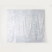 Winter Wonderland Snow Scene | Hintergrund für Par Wandteppich (Vorderseite (Horizontal))