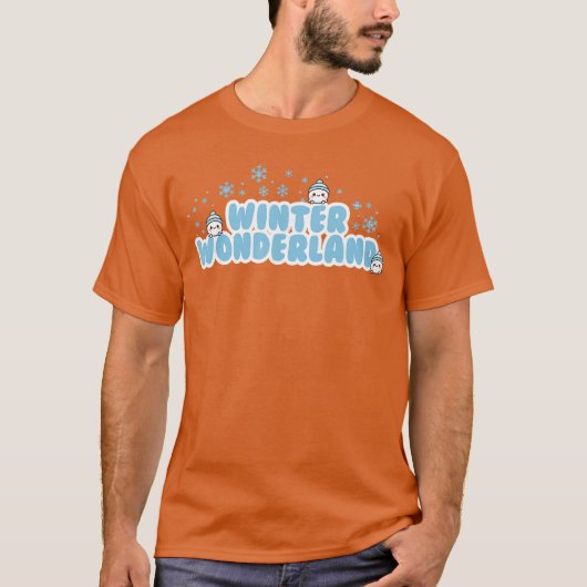 Winter Wonderland Snowball friends T-Shirt (Vorderseite)