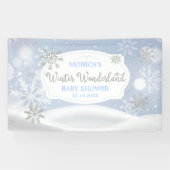 Winter Wonderland Snoweflakes backdrop Banner (Horizontal)