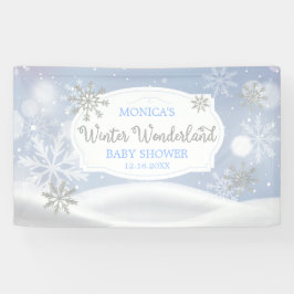 Winter Wonderland Snoweflakes backdrop Banner