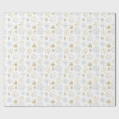Winter Wonderland Snowflake Geschenkpapier (Flach)