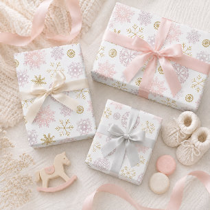 Winter Wonderland Snowflake Geschenkpapier