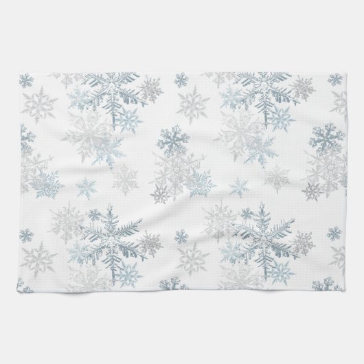 Winter Wonderland Snowflake Geschirrtuch (Horizontal)