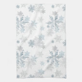 Winter Wonderland Snowflake Geschirrtuch (Vertikal)