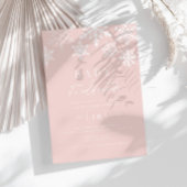 Winter Wonderland Snowflake Girl Babydusche Einladung