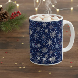 Winter Wonderland Snowflake Kaffeetasse