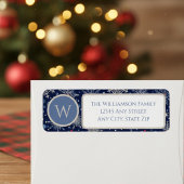 Winter Wonderland Snowflake return address