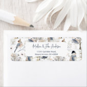 Winter Wonderland Snowman and Bird Pattern (Insitu)