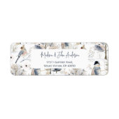 Winter Wonderland Snowman and Bird Pattern (Vorne)