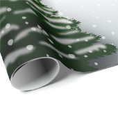 Winter Wonderland Snowman Weihnachten Geschenkpapier (Rolleneckpunkt)