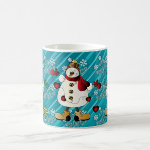 Winter Wonderland Snowmen   Christmas Kaffeetasse