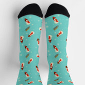 Winter Wonderland Snowmen Socken (Oben)