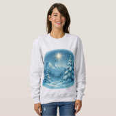 Winter Wonderland Snowy Forest Sweatshirt | Cosy C (Vorne ganz)