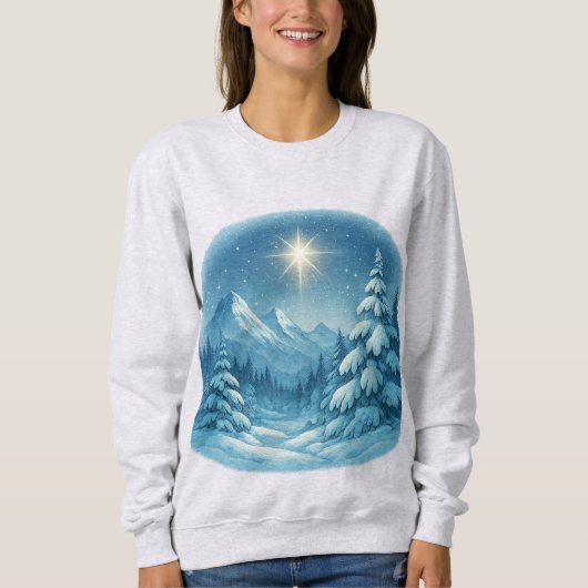 Winter Wonderland Snowy Forest Sweatshirt | Cosy C (Vorderseite)