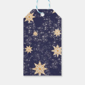 Winter Wonderland Snowy Holiday Quinceanera Gefall Geschenkanhänger (Rückseite)