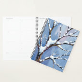 Winter Wonderland Snowy Tree Branches Painted Planer (Anzeige)