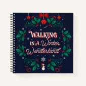 Winter Wonderland Square Notebook 8.5x8.5 Notizblock (Vorderseite)