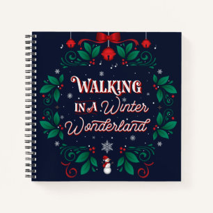Winter Wonderland Square Notebook 8.5x8.5 Notizblock