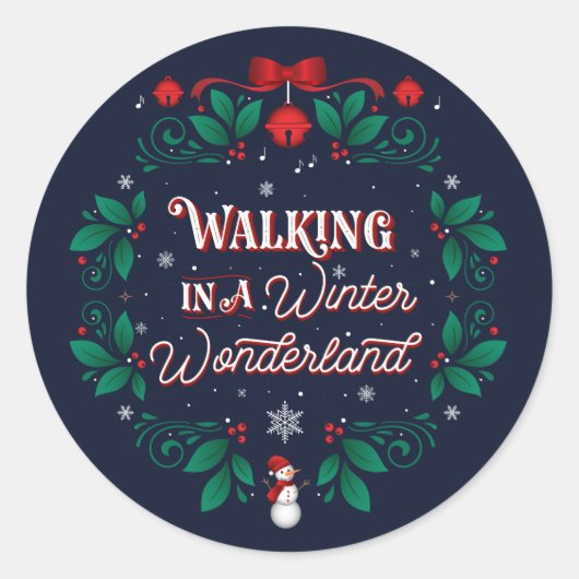Winter Wonderland Stickers (Vorderseite)