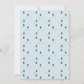 Winter Wonderland Sweet 16 Einladung (Rückseite)