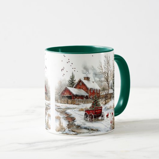 Winter Wonderland Tasse (VorderseiteRechts)