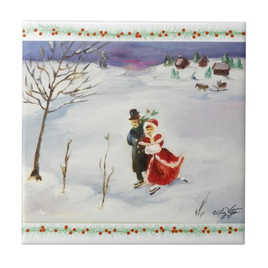 Winter Wonderland Tile Fliese (Vorderseite)