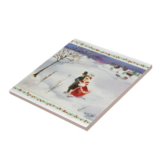 Winter Wonderland Tile Fliese (Seite)