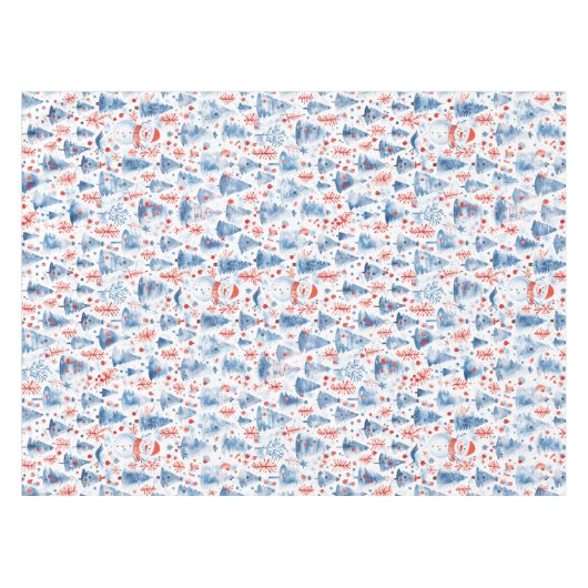Winter Wonderland Tischdecke (Vorderseite (Horizontal))