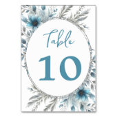 Winter Wonderland Tischnummer (Rückseite)