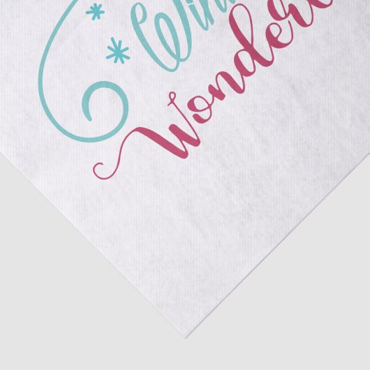 Winter Wonderland Tissue Paper Seidenpapier (Ausschnitt)