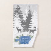 Winter Wonderland Towel Set - Blau (Handtuch)