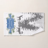 Winter Wonderland Towel Set - Blau (Handtuch)