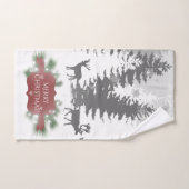 Winter Wonderland Towel Set - Rot (Handtuch)