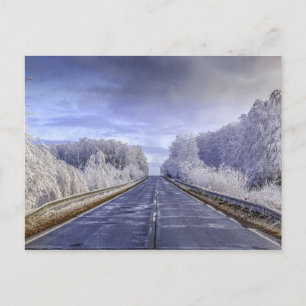 Winter Wonderland Travel Foto Postkarte