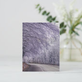 Winter Wonderland Travel Foto Postkarte (Stehend Vorderseite)